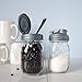 reCAP Mason Lid & Pint Jar, Pint, Regular Mouth, Clear/Silver POUR