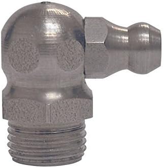 UMETA 1321109-100 engrasadores hidráulicos 90º 10x1,0 de INOX, Schwarz