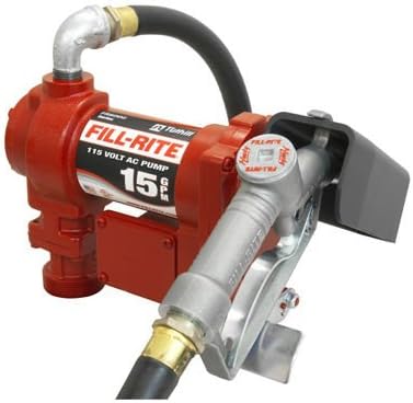 Tuthill Fill Rite Fr610g Fuel Transfer Pump 115v Ac 15 Gpm 1/4 Hp W/ Man. Nozzle