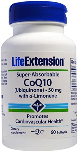 Life Extension SuperAbsorbable CoQ10 50 mg 60 softgels