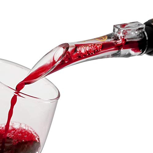 Wine Ziz Premium Wine Aerator Pourer - Premium Aerating Pourer and Decanter Spout