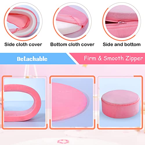 GeeSound Ball Pits for Toddlers, Kids Memory Foam Ball Pit, Indoor & Outdoor Round Kids Play