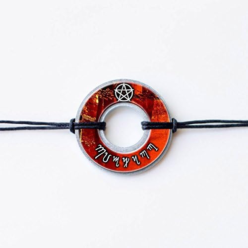Wicca Personalized Washer Bracelet
