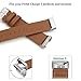 SWEES Leather Bands Compatible for Fitbit Charge 4, Charge 3 & Charge 3 SE Fitness Tracker, Genuine Leather Band Strap Wristband Replacement for Women Men Small Large, Black, Rose Gold, Beige, Brown