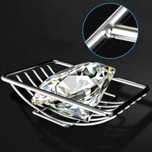 Bar Soap Holder - Powerful Vacuum Suction Cup with Loose Suction Warning Indicator - Strong Stainless Steel Sponge Holder for Bathroom & Kitchen - By HARMONI - Thumbnail 7