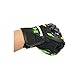JIN Glove Motorcycle Gloves,Cycling Gloves, Mountain Bike Gloves, Road Cycling Gloves, Cycling Gloves, Half Finger, Anti-Slip, Sports, Work Gloves, Kawasaki, l