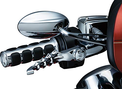 Kuryakyn 6227 Premium ISO Handlebar Grips for Electronic Throttle Control: 2014-19 Harley-Davidson Motorcycles, Chrome, 1 Pair - Thumbnail 6