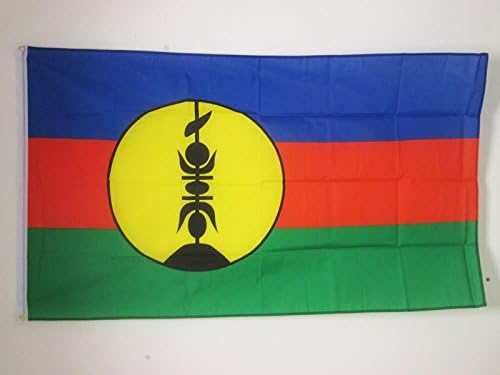 PATCH ECUSSON BRODE Drapeau Nouvelle Caledonie Kanak Insigne