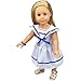 Shero 12 - 16 Inches Baby Doll's Dress Sailor Dress