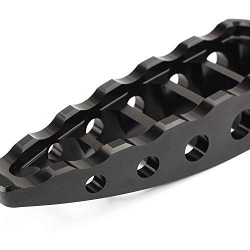 Motorcycle Highway Foot Pegs Engine Guard 45 Degrees Footpegs with Clamps 25-32mm Black For Touring Electra Glide Softail Dyna Universal