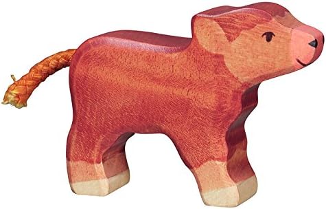 Holztiger Little Scottish Highland Calf Figure