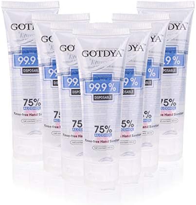 Hand Sanítíser Gel 80ml, Quick-Drying, Refreshing Disposable Hand Wash Gel for Adults (2 Pack)