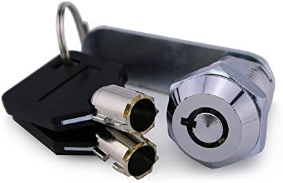 NS Tool Box Cabinet Locking 16 mm Dia Thread Cylinder Cam Lock with Two Keys