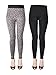 K. Bell Socks Women's 2 Pack Soft and Warm Fleece Lined Leggings