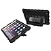 Apple iPad mini iPad mini Retina iPad mini 3 Hideaway with Stand Black Gumdrop Cases Silicone Rugged Shock Absorbing Protective Dual Layer Cover Case