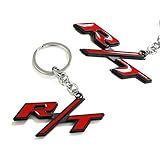 iJDMTOY 1 Red R/T RT Key Chain Fob Ring Keychain For Chrysler Dodge Jeep