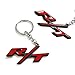 iJDMTOY (1) Red R/T RT Key Chain Fob Ring Keychain For Chrysler Dodge Jeep