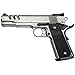 EXEL Cool Hand 1911 Full Size G10 Slim Grips, 3/16 Thin, Big Scoop, Ambi Safety Cut, OPS Texture, These Grips Only Work with Short Bushings, Black, HH1S-J1S-1