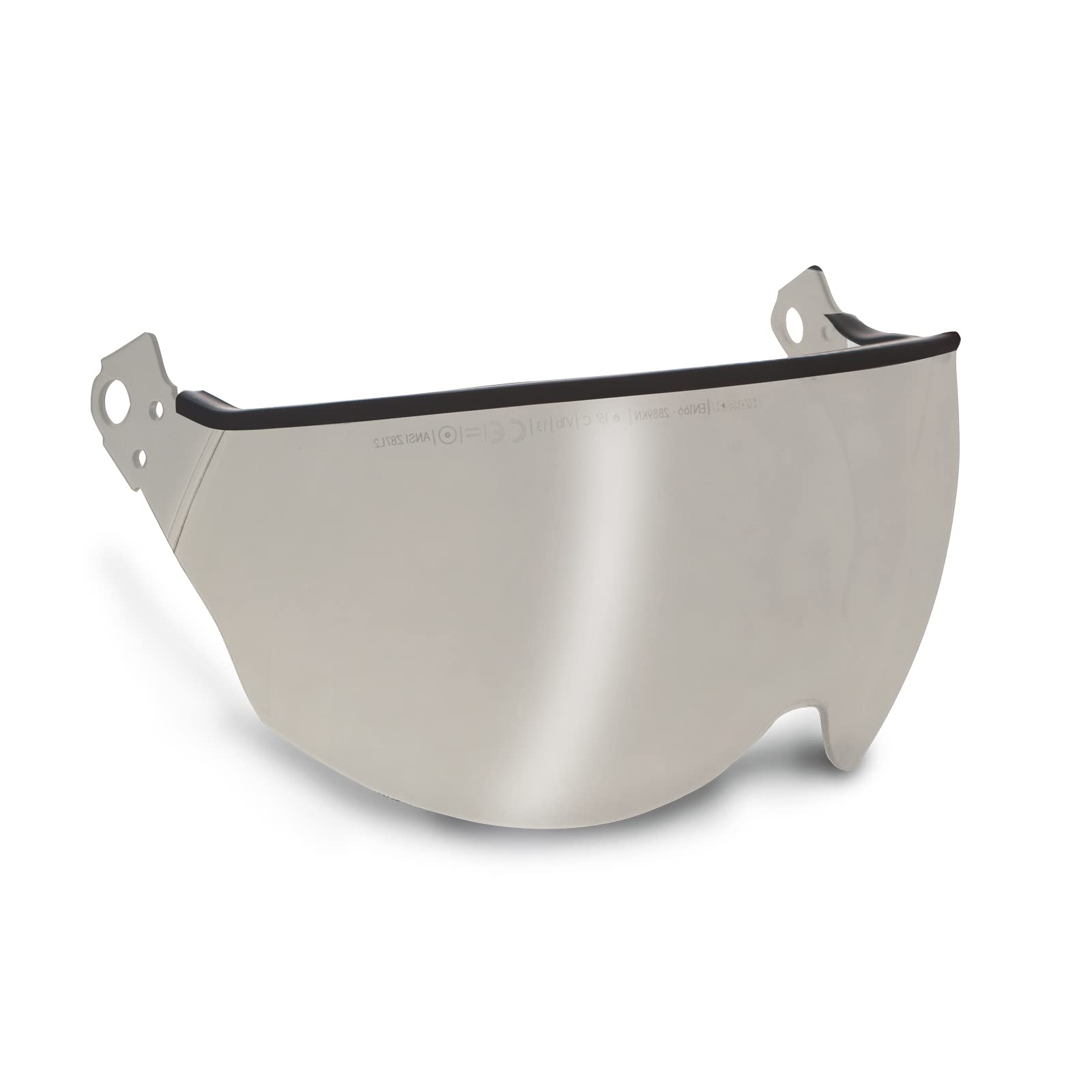 KASK Visor V2 Plus for Protective Helmets Plasma, Superplasma, HP Anti-Fog, Scratch-resistant, Suitable for Glasses Wearers - Various Designs, Colour: Silver