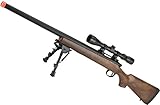 Evike - CYMA VSR-10 Bolt Action Airsoft Sniper Rifle w/Scope Rail (400~450 FPS) - (Wood/Polymer Options