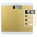 Digital Bathroom Scale,Precise Body Weight Scale,TOP-MAX 400 pounds Weight Watcher Weighing Home Scale Monitor with Step-on Technology,Large LCD Backlight Display and Low Battery Indication (Golden)