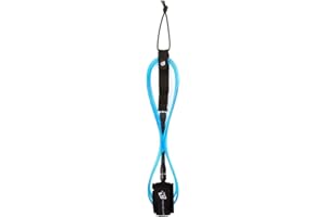 Creatures of Leisure Icon 6 Surf Leash, DNA Flex Mould, Double Stainless-Steel Bearing Swivel, High-Grade TPU Cord, 2-Year Warranty