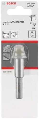 Bosch 2608580894 Diamond Dry Drill Bit Standard For Ceramics 12 X 33 Mm, White, 12mm x 33mm
