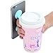 DUZY Silicone Hand Phone Holder Grip or Finger Phone Holder – Modern & Multifunctional Cell Phone Grip Strap Stand – Superior Alternative to Ring Holder – Works with Cases – iPhone or Others