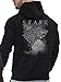 Game of Thrones HBO's Stark Winter is Coming Mens Black Zip-up Hoodie L