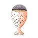 Sunbowstar Multifunction Mermaid Fish Scale Makeup Brush New Fashionable Style Fishtail Bottom Brush Powder Cheeks Blush Makeup Cosmetic Brushes Tool (Pack of 1, Rose Gold)
