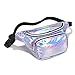 Holographic Fanny Pack,iSPECLE Neon Belt Bag for Festival Party Women Men