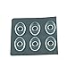 PIXNOR Bunion Protector Pads-Silicone Gel Corn Pain Relief Rings, Set of 6