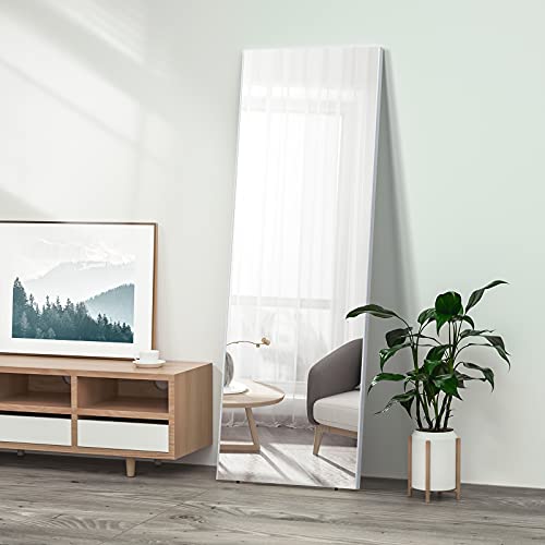 Brisafe Full Length Floor Shatterproof Mirror, 59" × 20", Large Soft