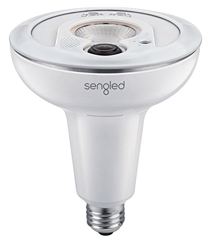 Sengled Snap Security Floodlight with Built-In HD Camera and Two-Way Speaker/Microphone, White