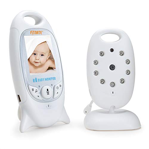 MYPIN Wireless Baby Video Monitor with Digital Camera, 2.0 Inch Screen Night Vision & Two-Way Talk LCD Display Temperature Monitor