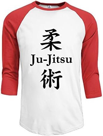 JiedaohO Chinese Ju Jitsu Men's 3/4 Sleeve T-shirt SizeL