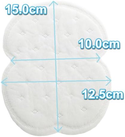 Cadi Smooth, Dry and Cool Disposable Underarm Sweat Guard Pads Armpit Sheet Liner Dress Clothing Shield, Large 100pcs (50 Pair) with Fragrance