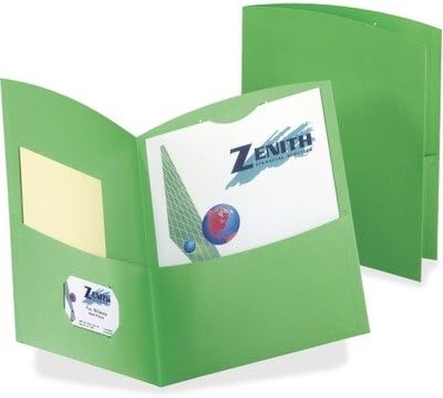OXF5062560 UNITED STATIONERS (OP) FOLDER,CNTOUR 2PKT 25,GN