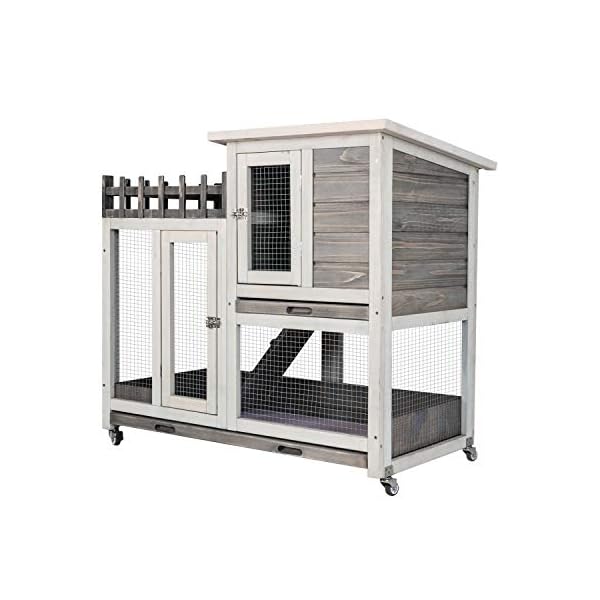 rabbit cage with pull out tray