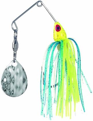 Strike King MK-71 Mini-King Spinnerbait, 1/8-Ounce, Chartreuse