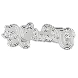 Anboo DIY Cutting Dies Metal Stencils Embossing For Album Paper Card Scrapbooking Art Craft Gift (K)