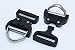 Austrialpin 25.4mm/1" D-Ring Cobra Buckle (Black)