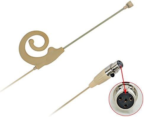 LOMEHO HM-19S10-L6 Condenser Single Ear Hanging Headset Microphone (HM-19S10-L6)