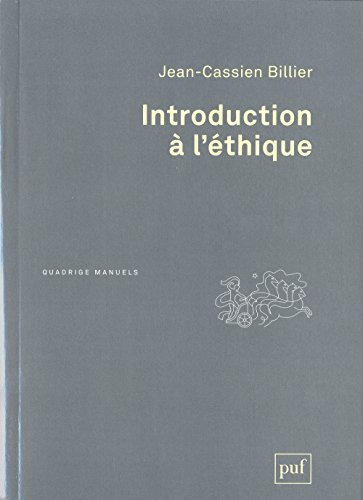 Introduction à l'éthique
