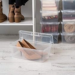 IRIS USA 7 Quarts Plastic Storage Container Bin