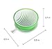 salad chopper bowl Maker Fruit Vegetable Bowl Cutter,Fast Fresh Salad Slicer Salad Chopper- Extra Big Bowl Super For Washing Containing (WHITE) By GAMING TS