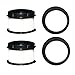 EnviroCare Replacement Vacuum Cleaner Filter made to fit Bissell 9/10/12 HEPA Pleated Micro Inner Filter and Outer Foam Filter 2 Sets
