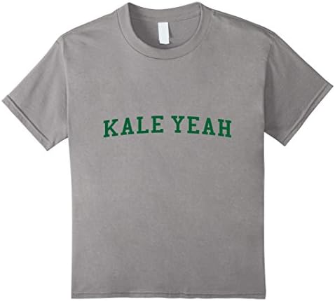 Kids Kale Yeah T-Shirt 10 Slate