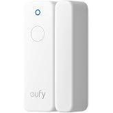eufy Security Entry Sensor E20, Window &amp; Door Alarm, 5-Year Battery | Dual-Side Detection, Instant Alerts, Bypass Button, 656ft open-air range, HomeBase 2/3/Mini/Pro required, No Monthly Fee