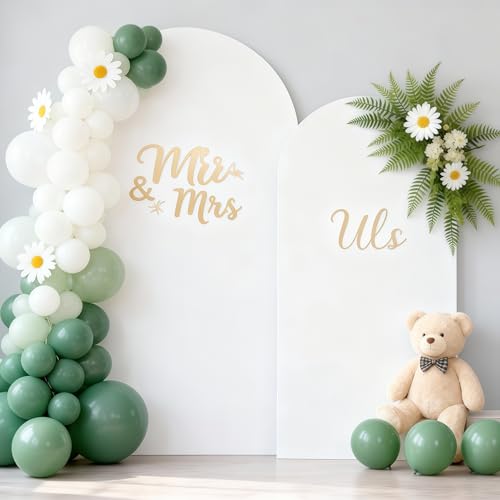 White Arch Backdrop Cover 2 Set